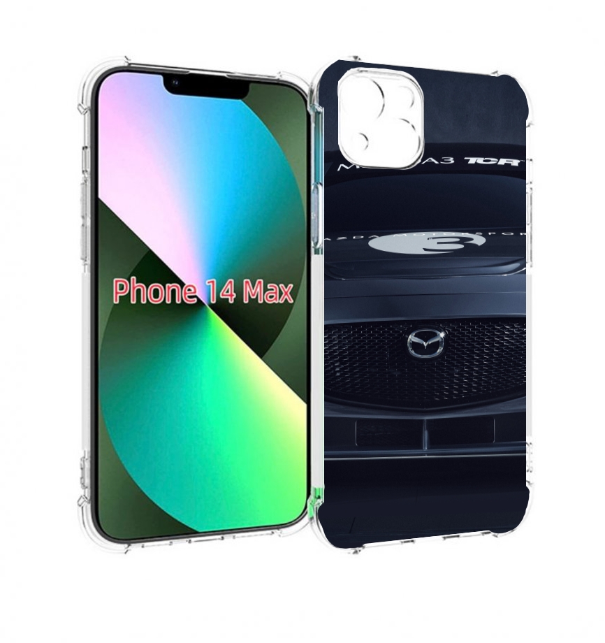

Чехол MyPads mazda 3 для iPhone 14 Plus (6.7), Прозрачный, Tocco