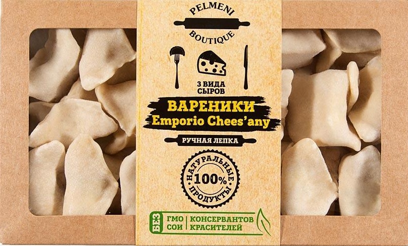 

Вареники Пельменный Бутик Emporio Cheesany, с тремя видами сыра, 400 г