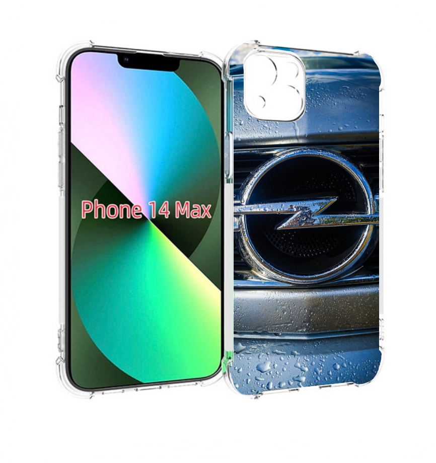 

Чехол MyPads opel 3 мужской для iPhone 14 Plus (6.7), Прозрачный, Tocco