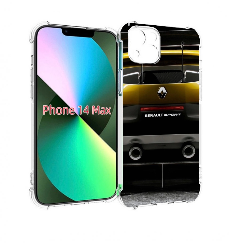 

Чехол MyPads renault-3 мужской для iPhone 14 Plus (6.7), Прозрачный, Tocco