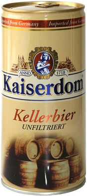 

Пиво Kaiserdom Kellerbier ж/б 4,7% 1 л, Светлое