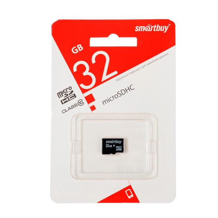 фото Карта памяти smartbuy micro sdhc 32гб microsd, 32 гб, sdhc, класс 10 (6711954)