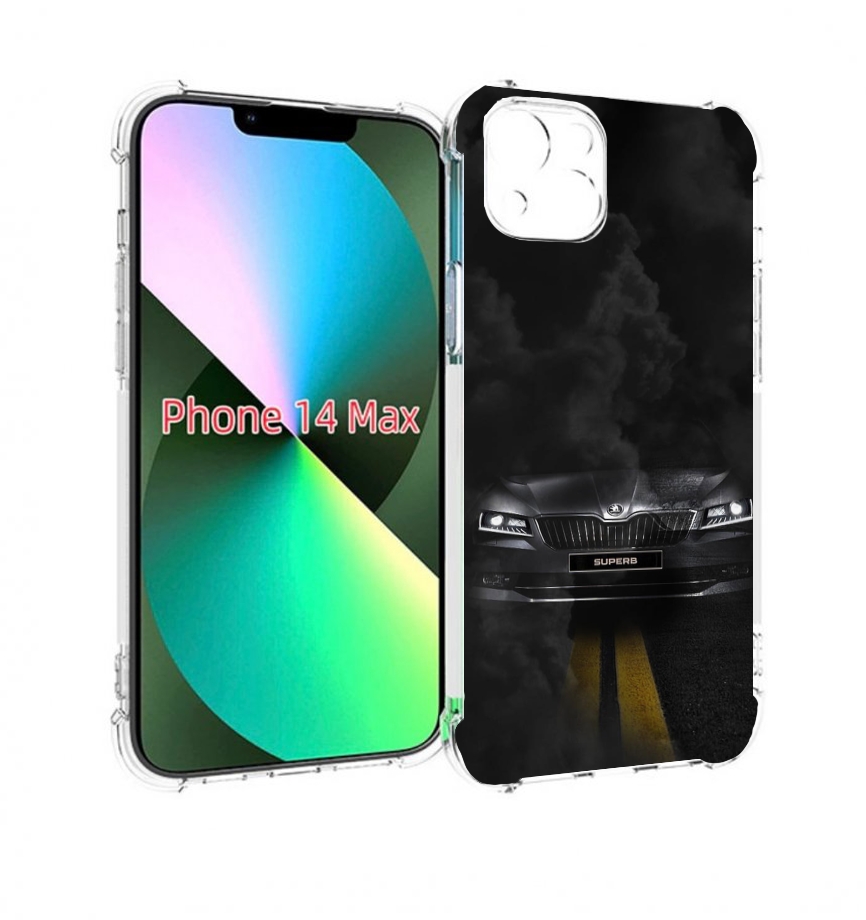 

Чехол MyPads skoda 1 для iPhone 14 Plus (6.7), Прозрачный, Tocco