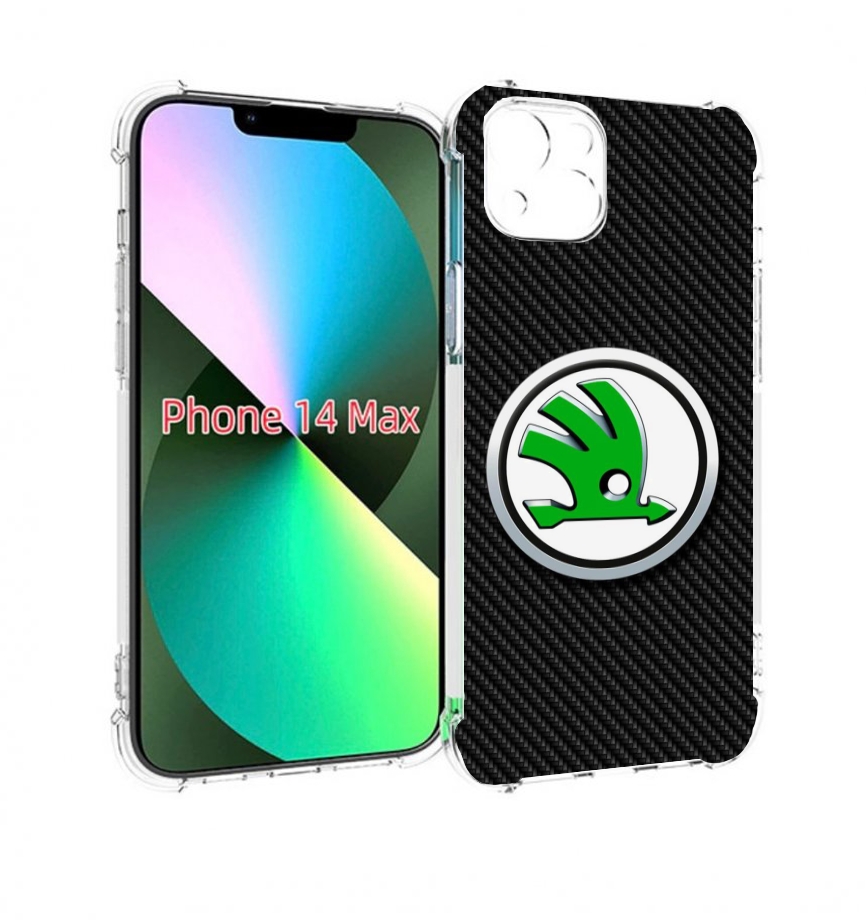

Чехол MyPads skoda 2 для iPhone 14 Plus (6.7), Прозрачный, Tocco