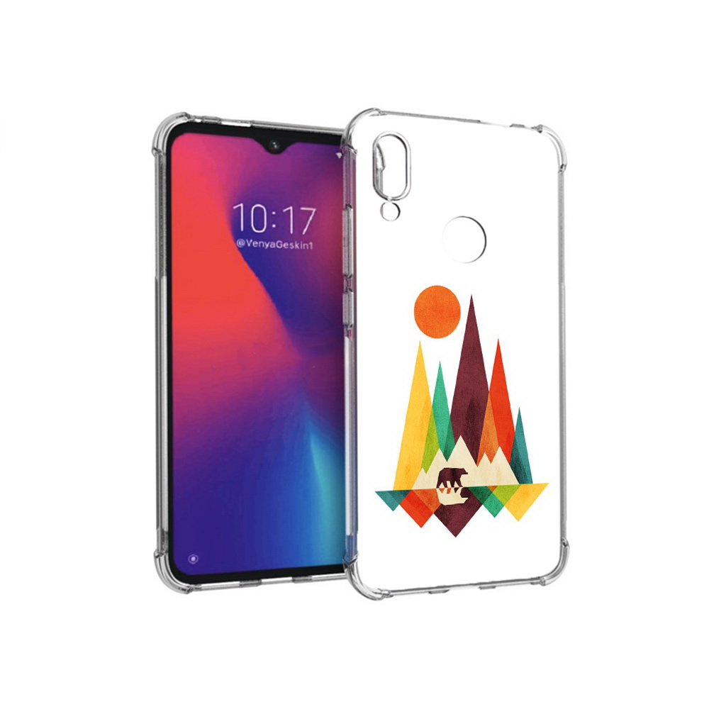 

Чехол MyPads Tocco для Xiaomi Redmi Note 7 нарисованные горы с медведем (PT125338.275.506), Прозрачный, Tocco