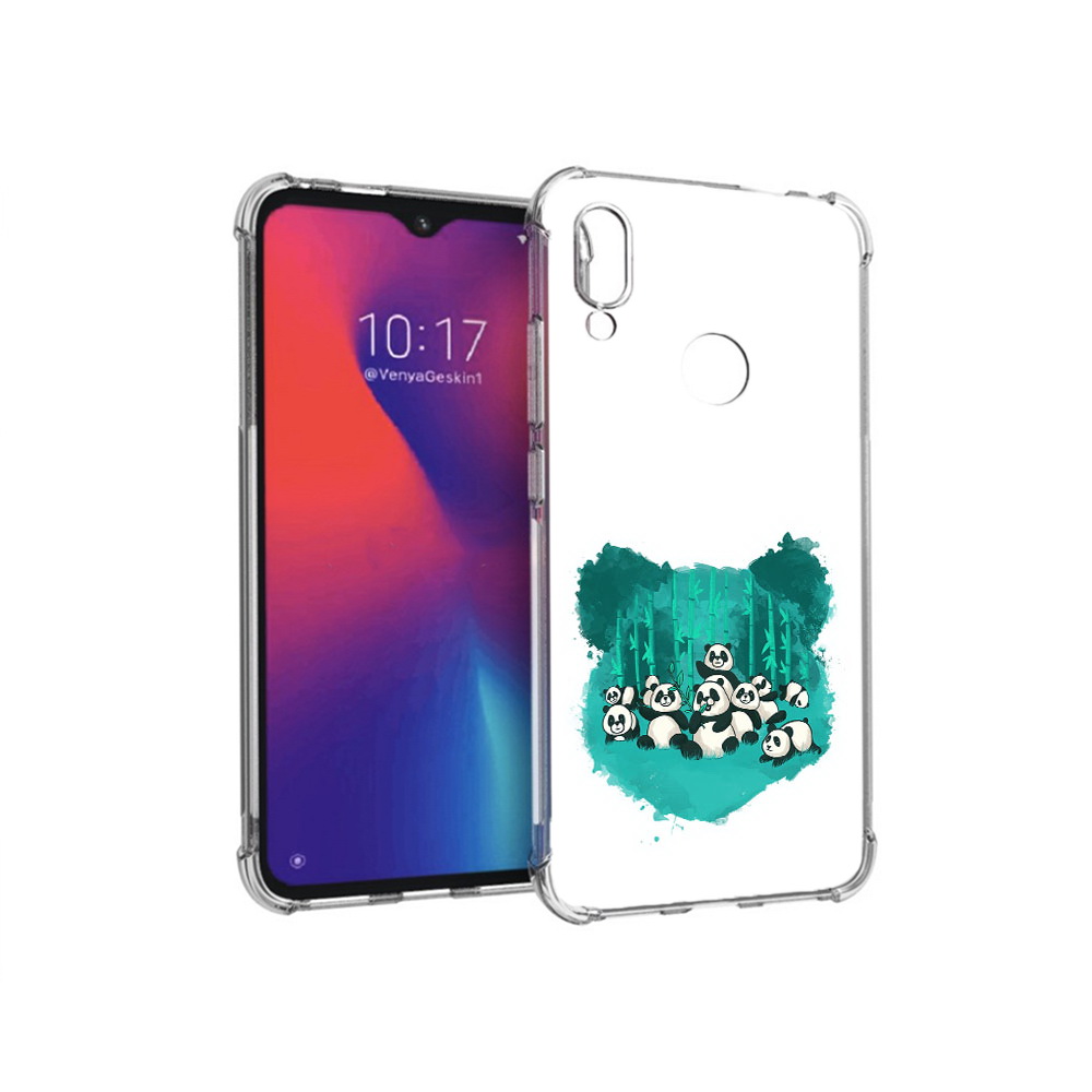 

Чехол MyPads Tocco для Xiaomi Redmi Note 7 нарисованные панды (PT125338.275.508), Прозрачный, Tocco