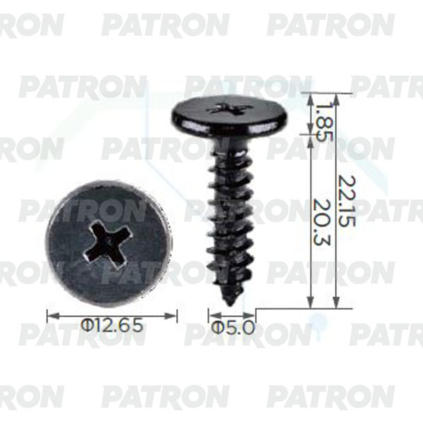

Саморез Ноndаприменяемость Винт Нарезной 5Х20 PATRON p372435