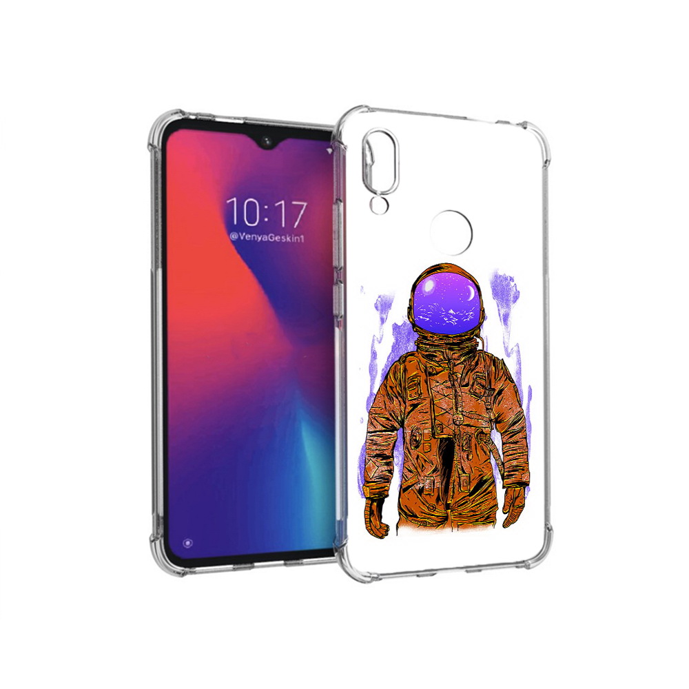 

Чехол MyPads Tocco для Xiaomi Redmi Note 7 нарисованный мужчина в скафандре, Прозрачный, Tocco