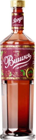 Настойка Сордис сладкая Вишня на Коньяке 18% 0,5 л