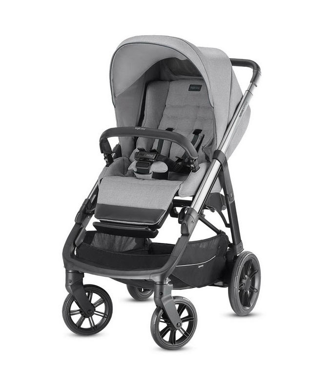 фото Коляска inglesina aptica system quattro 4 в 1 на шасси aptica black, silk grey