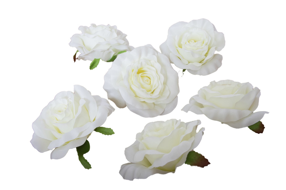 Искусственные цветы головка розы  Holodilova