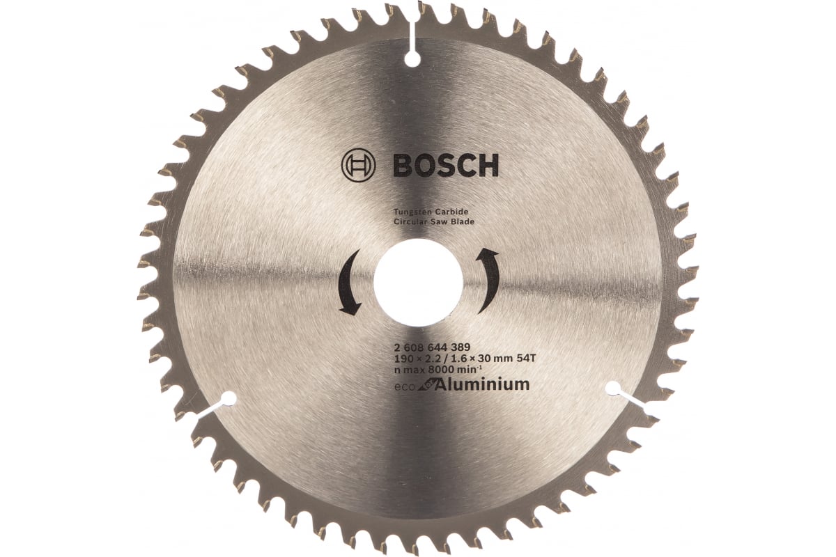 фото Пильный диск по дереву bosch eco alu/multi 190x30-54t 2608644389