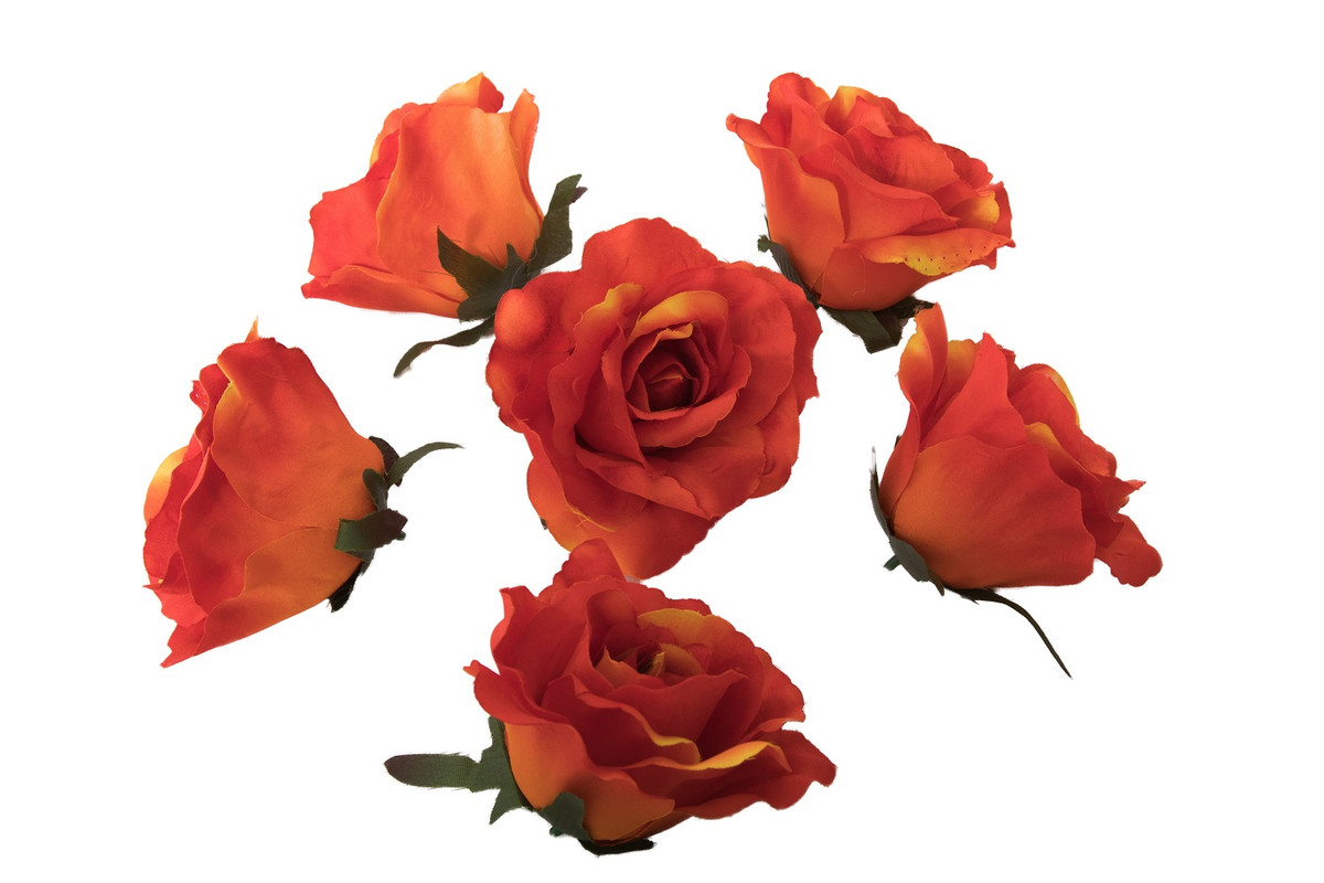 Искусственные цветы головка розы /Искусственные цветы для декора/Декор для дома