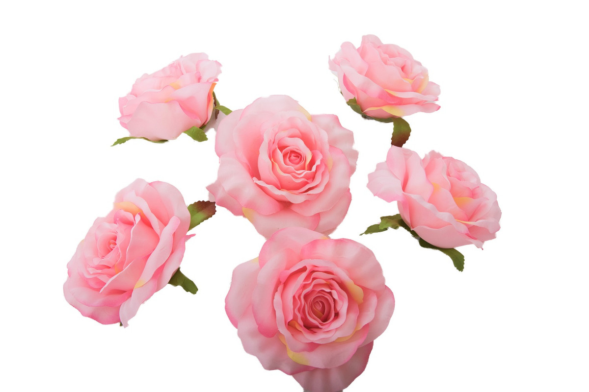 Искусственные цветы головка розы /Искусственные цветы для декора /Декор для дома