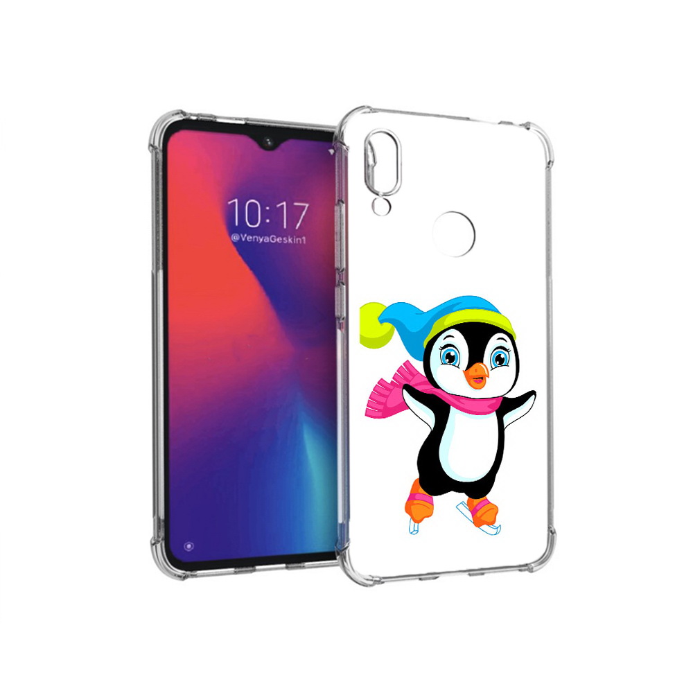 

Чехол MyPads Tocco для Xiaomi Redmi Note 7 пингвин на коньках (PT125338.275.540), Прозрачный, Tocco