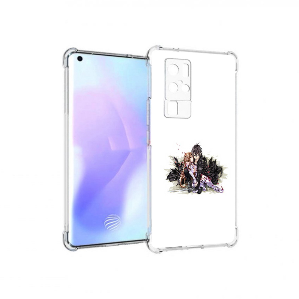 

Чехол MyPads Tocco для Vivo X50 Pro аниме асуна (PT226970.404.222), Прозрачный, Tocco