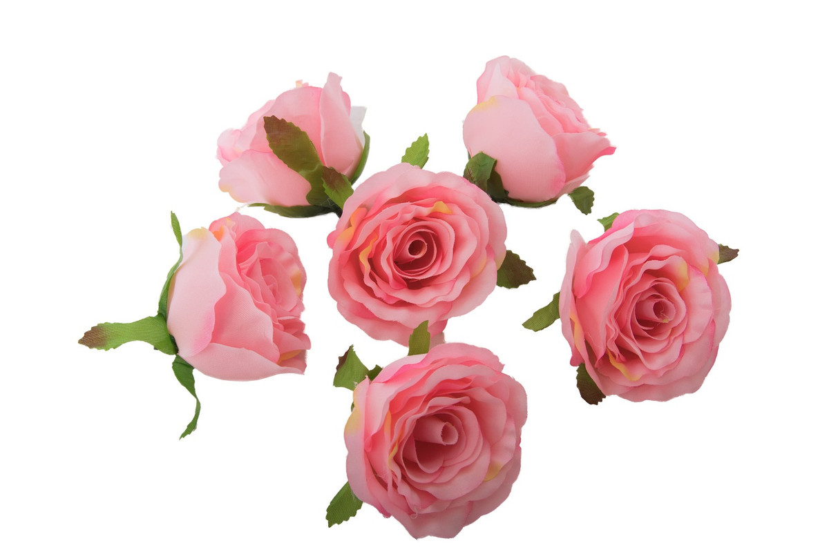 Искусственные цветы головка розы Декор для дома и офиса