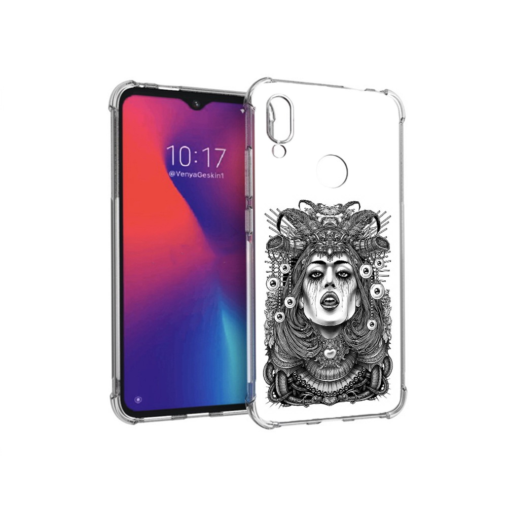 Чехол MyPads Tocco для Xiaomi Redmi Note 7 портрет девушки черно белый (PT125338.275.551)
