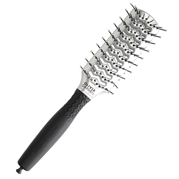 Щетка для волос Olivia Garden Pro Control OGBPCDT черная кисть для окрашивания волос с фигурной ручкой средняя черная