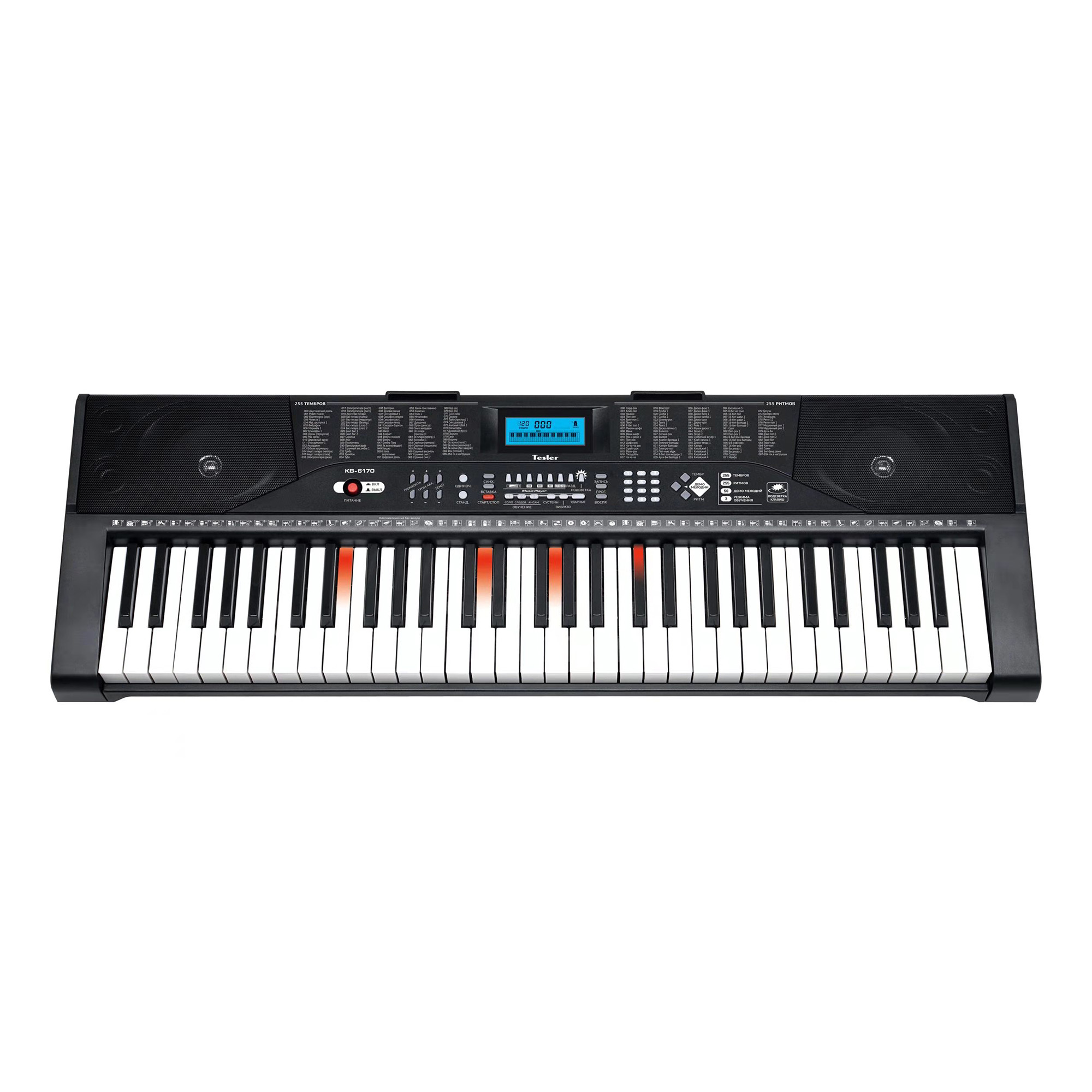 

Синтезатор TESLER KB-6170, Черный