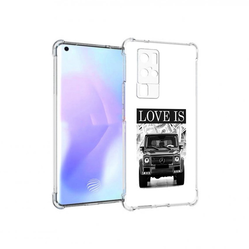 

Чехол MyPads Tocco для Vivo X50 Pro гелик (PT226970.404.285), Прозрачный, Tocco