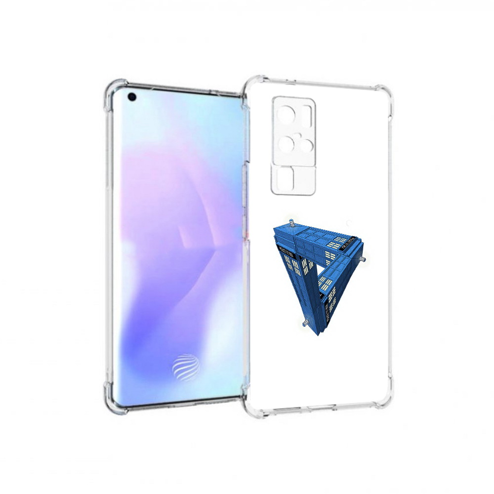 

Чехол MyPads Tocco для Vivo X50 Pro головолока абстракция (PT226970.404.291), Прозрачный, Tocco