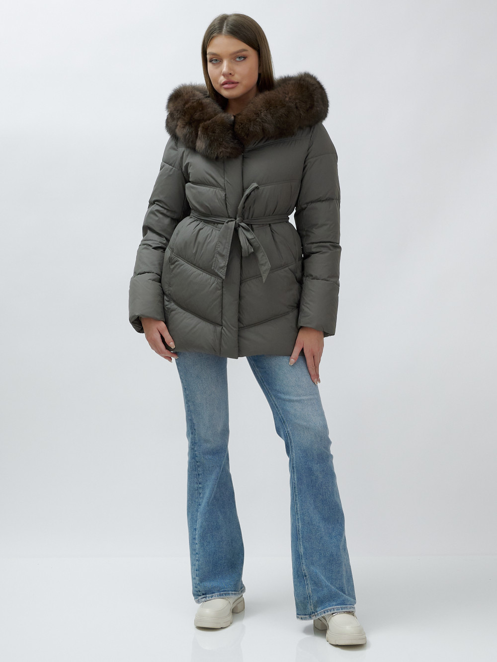 Куртка женская MTFORCE 622_2 серая M 34390₽