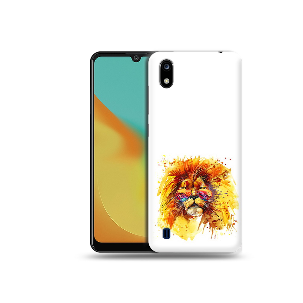 

Чехол MyPads Tocco для ZTE Blade A7 лев в очках (PT136477.473.436), Прозрачный, Tocco