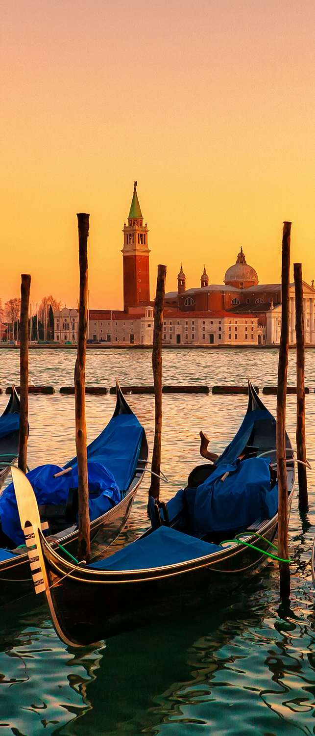фото Самоклеющиеся фотообои "венецианский закат", 90x210 см фотообои.рф