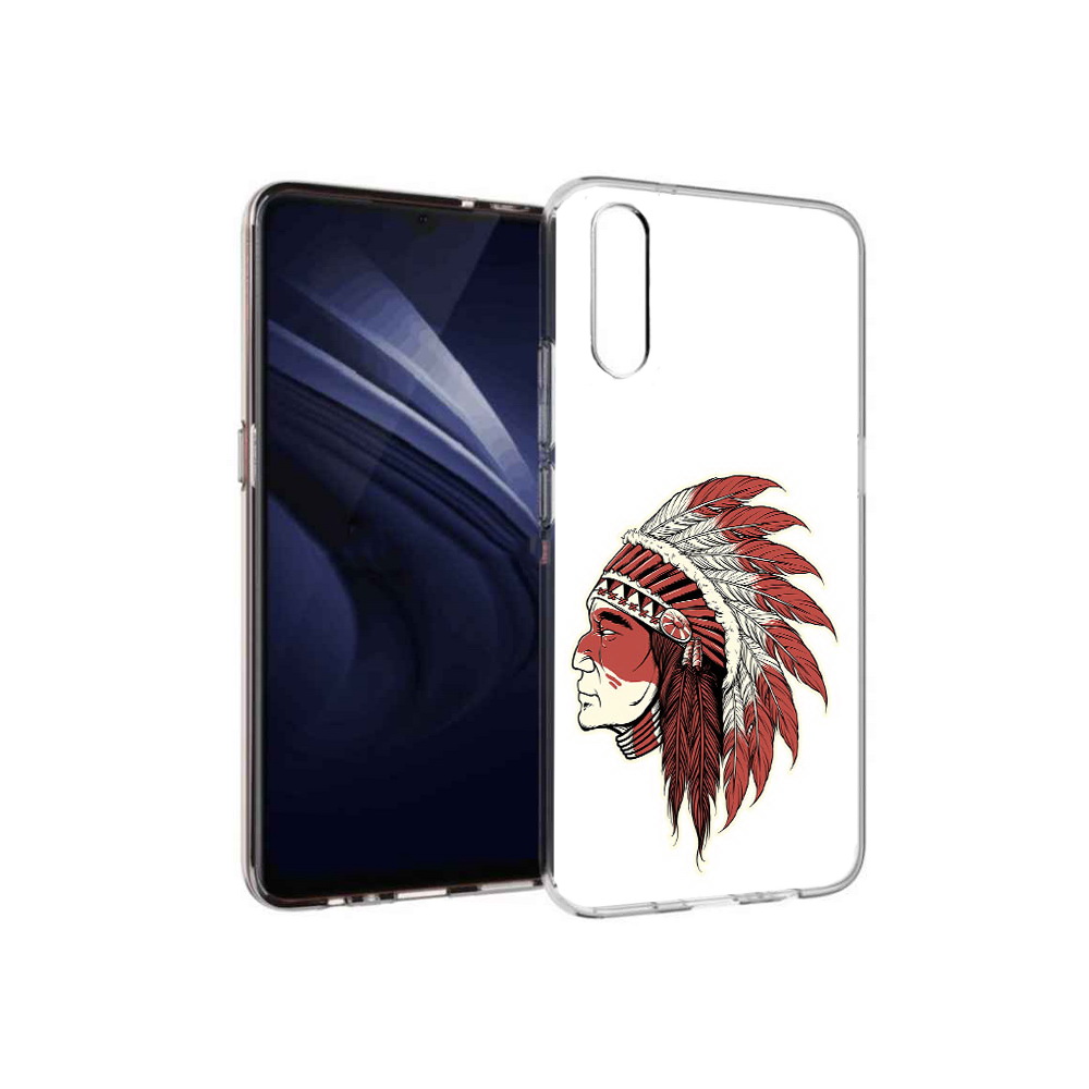 

Чехол MyPads Tocco для Vivo V17 Neo красный индеец (PT226959.388.411), Прозрачный, Tocco
