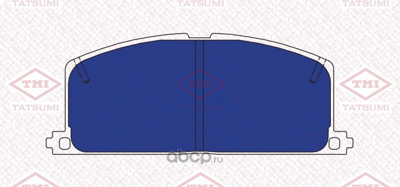 

Колодки тормозные TOYOTA STARLET/COROLLA/CARINA 86- перед. Tatsumi TCA1102