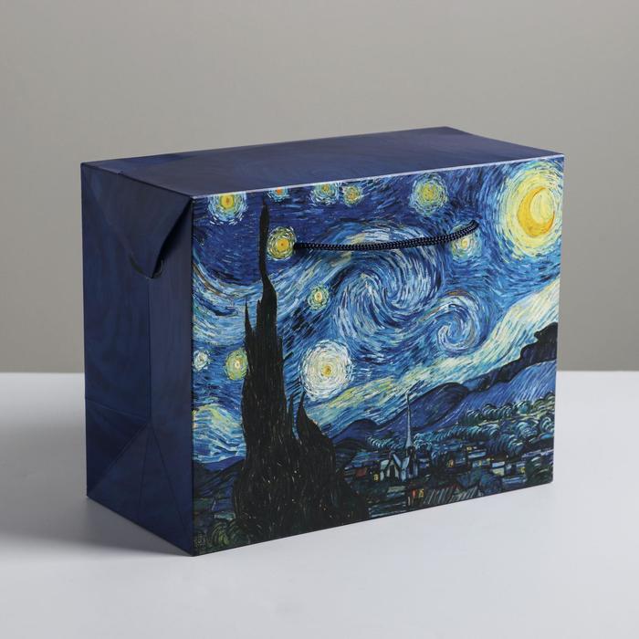 

Пакет—коробка «Ван Гог», 23 × 18 × 11 см, Van Gogh