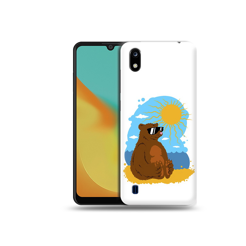 

Чехол MyPads Tocco для ZTE Blade A7 медведь на чиле (PT136477.473.468), Прозрачный, Tocco