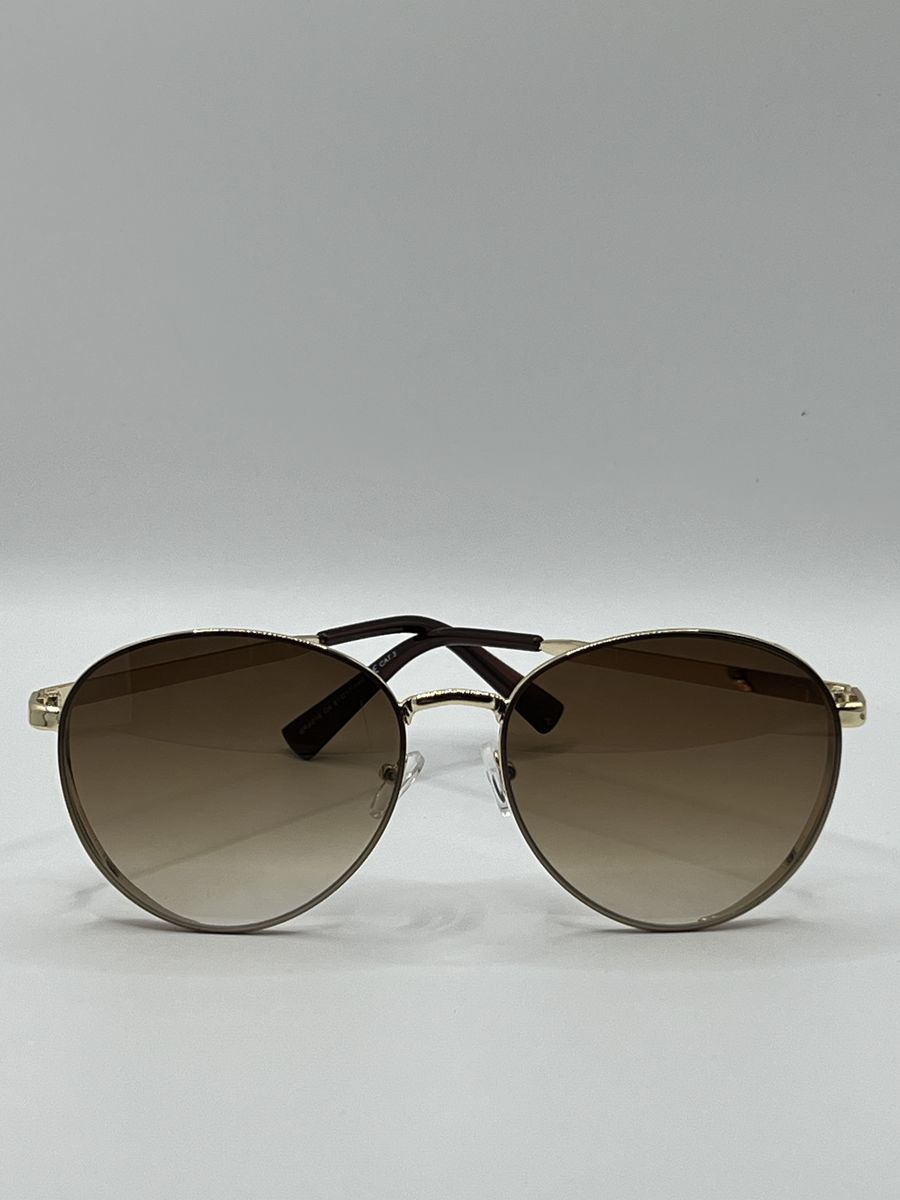 Солнцезащитные очки женские SunGold Капля-1, коричневые