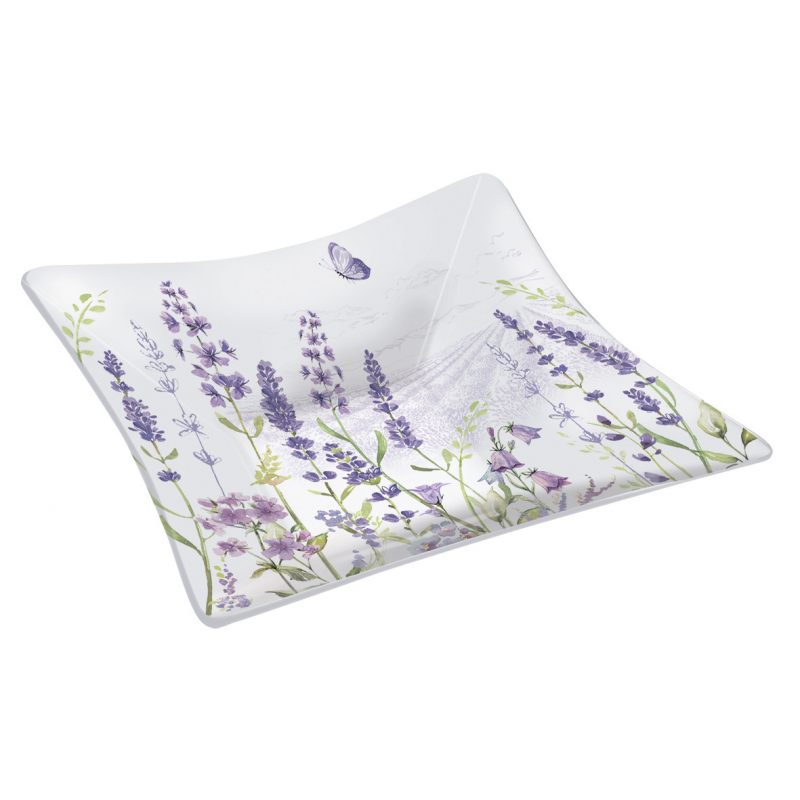 фото Блюдо сервировочное квадратное lavender field в подарочной упаковке easy life