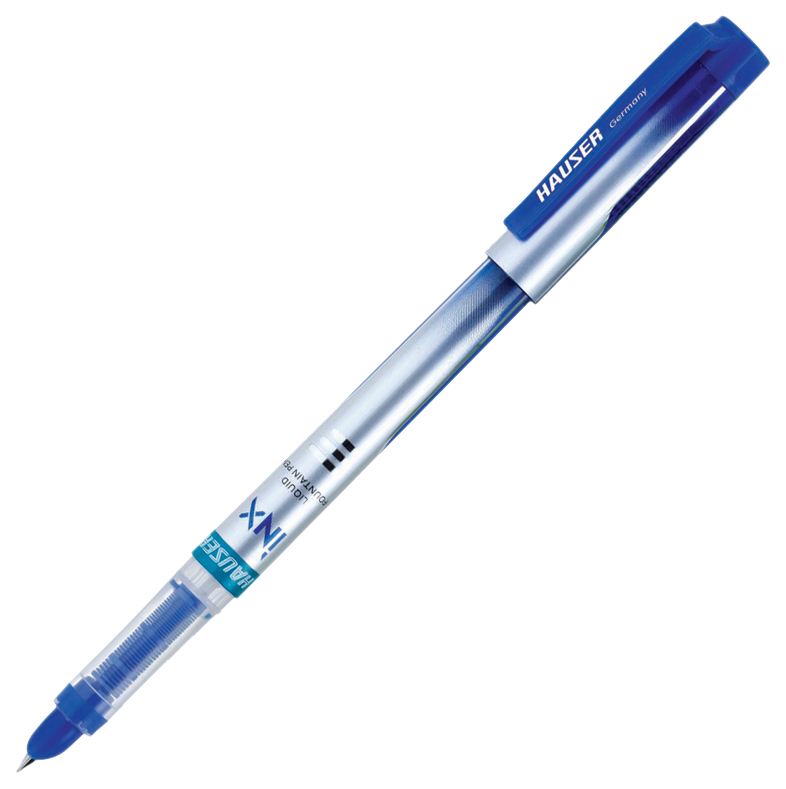 Перьевая ручка Hauser Inx и 2 картриджа синяя
