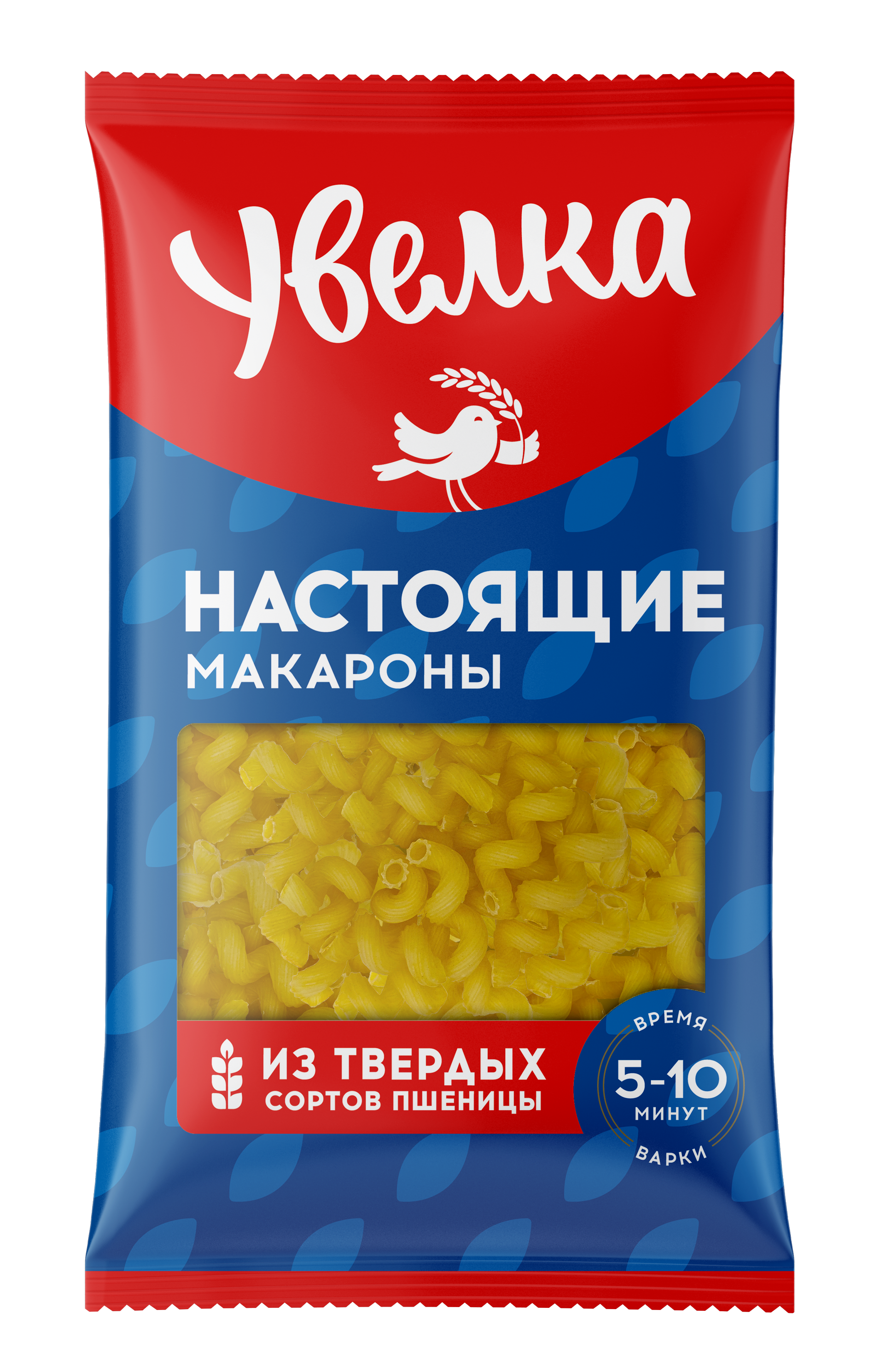 Макаронные изделия Увелка Витая Зигзаг 450 г