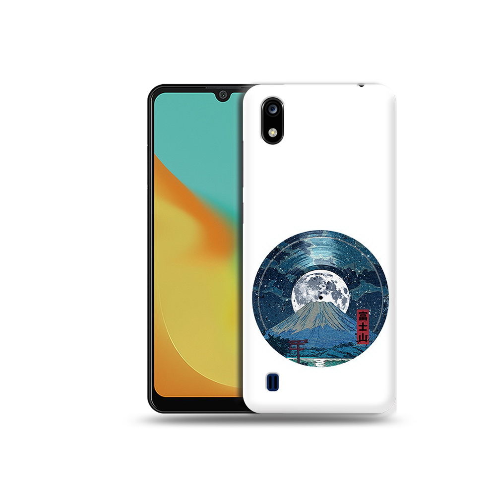 

Чехол MyPads Tocco для ZTE Blade A7 нарисованная виниловая гора с луной (PT136477.473.497), Прозрачный, Tocco