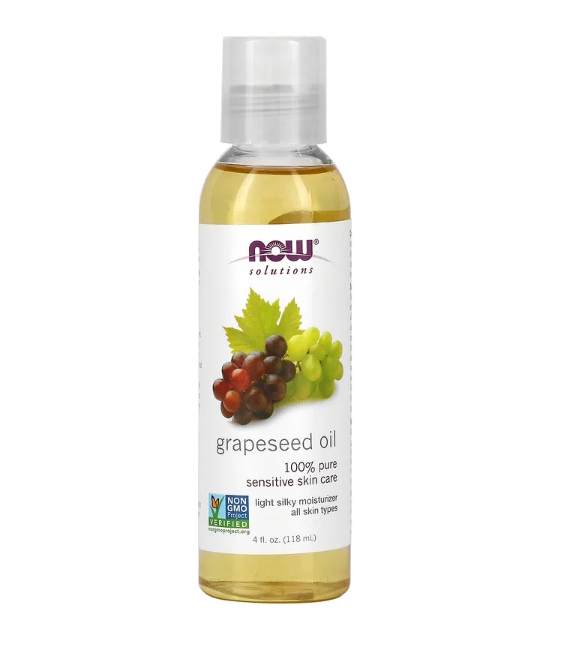 Масло из виноградных косточек NOW Foods Solutions 118 мл herbolive масло для тела с опунцией и экстрактом виноградных косточек 250 0