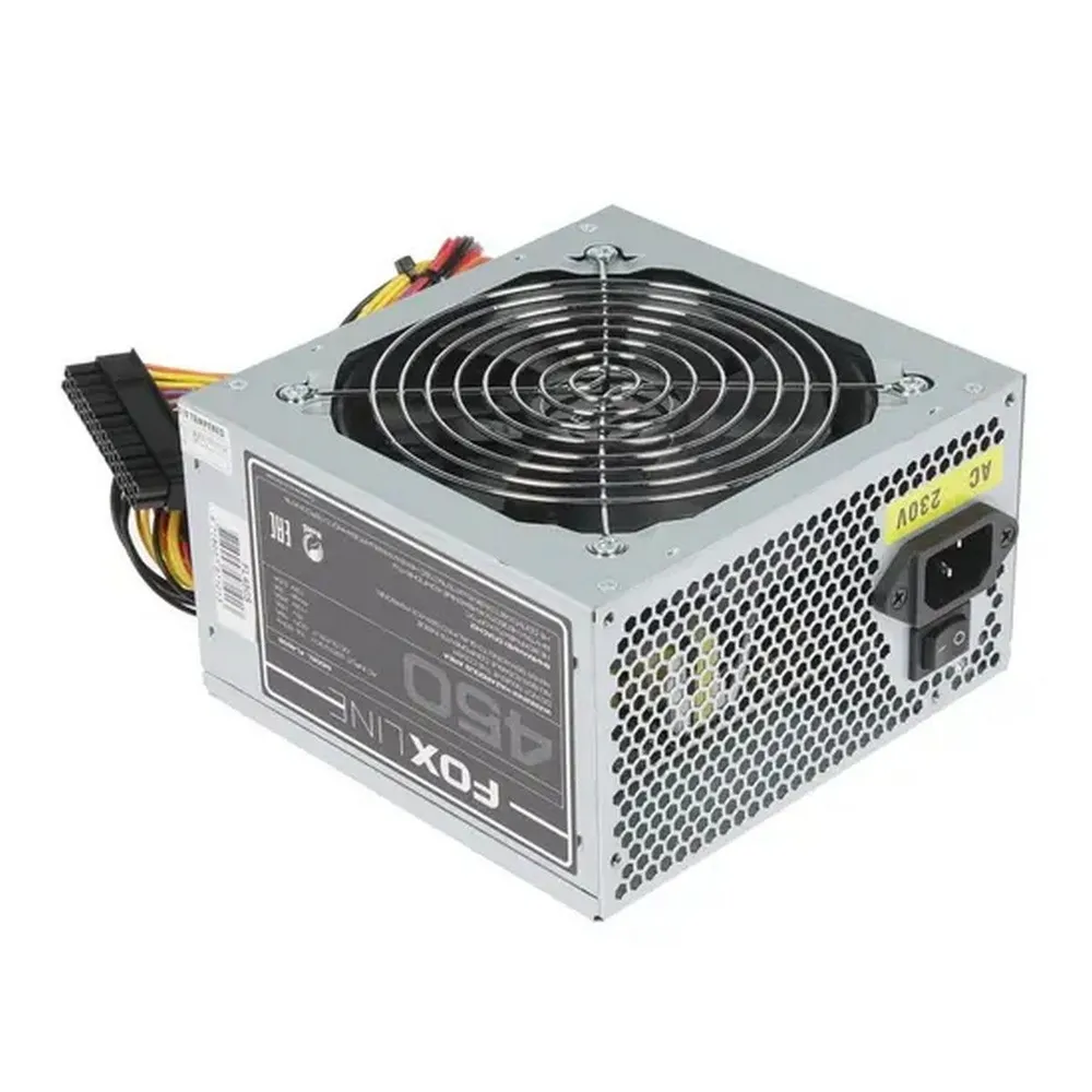 

Блок питания Foxline 450W (FL450S), Серебристый