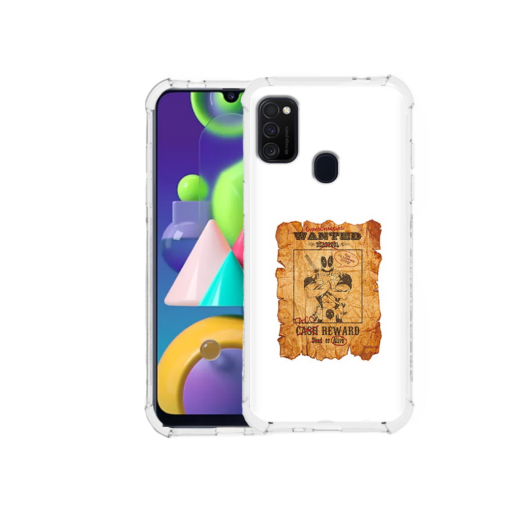 

Чехол MyPads Tocco для Samsung Galaxy M21 дедпул (PT147110.591.317), Прозрачный, Tocco