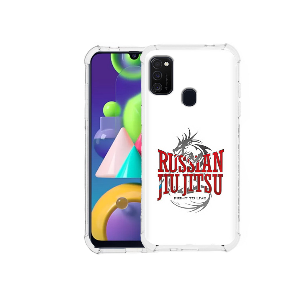 

Чехол MyPads Tocco для Samsung Galaxy M21 джиу джитсу (PT147110.591.321), Прозрачный, Tocco