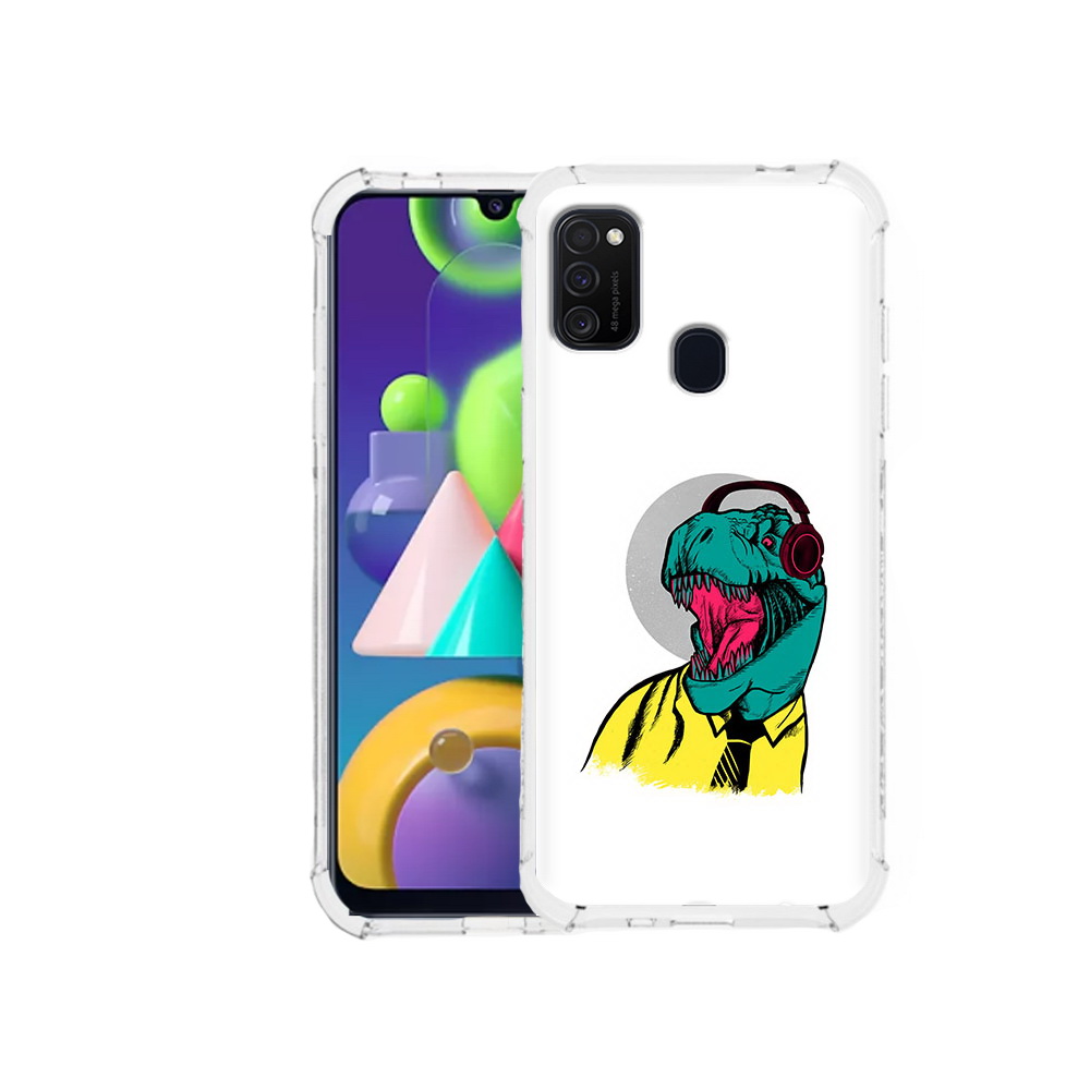 

Чехол MyPads Tocco для Samsung Galaxy M21 дино (PT147110.591.326), Прозрачный, Tocco
