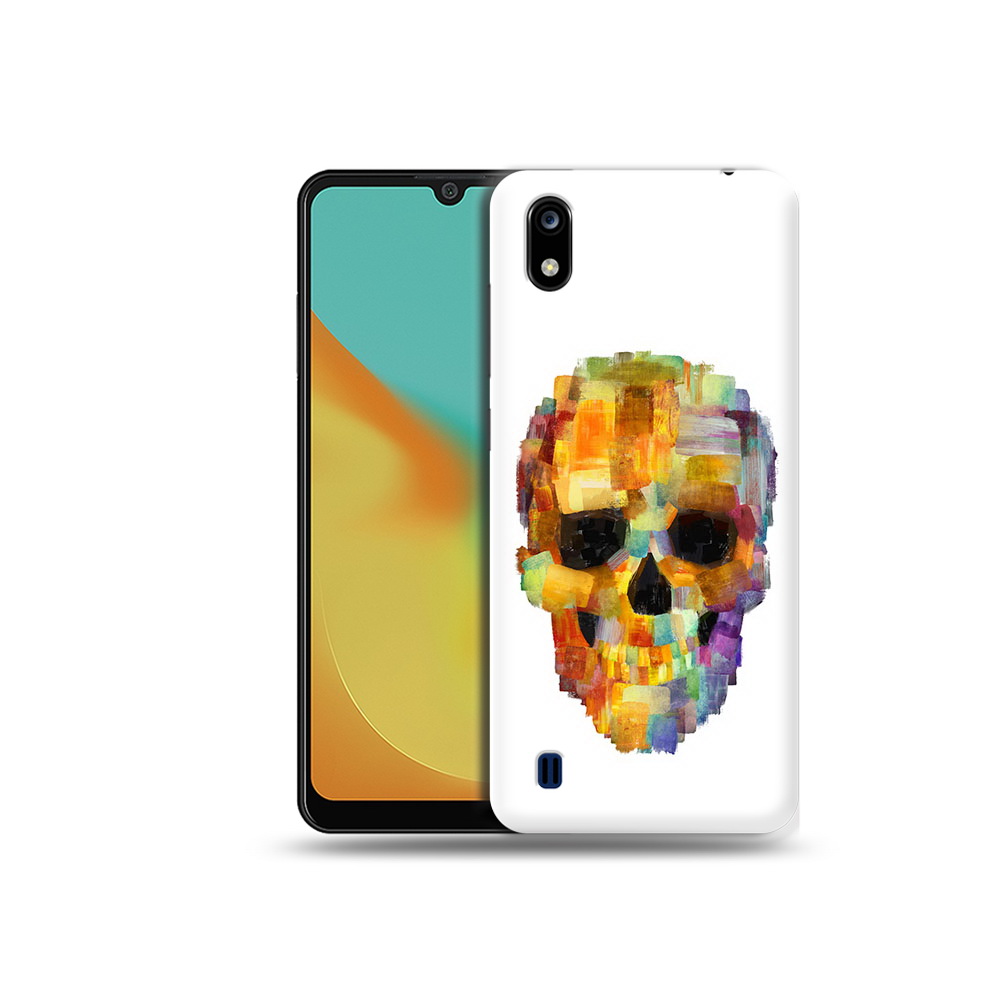 

Чехол MyPads Tocco для ZTE Blade A7 нарисованный череп (PT136477.473.516), Прозрачный, Tocco