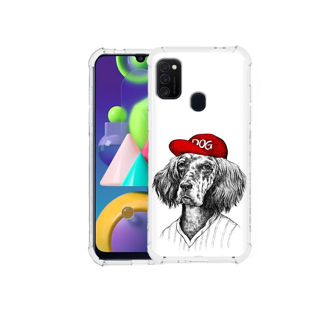 

Чехол MyPads Tocco для Samsung Galaxy M21 дог (PT147110.591.333), Прозрачный, Tocco