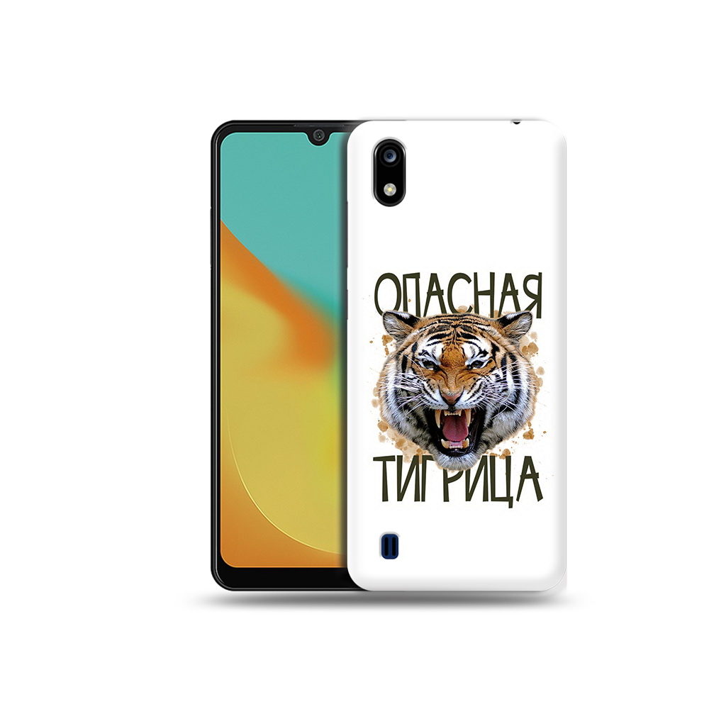 

Чехол MyPads Tocco для ZTE Blade A7 опасная тигрица (PT136477.473.527), Прозрачный, Tocco