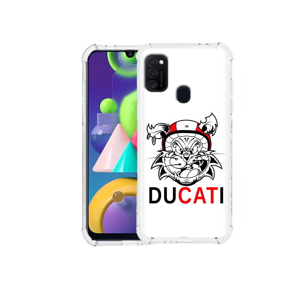 

Чехол MyPads Tocco для Samsung Galaxy M21 дукати (PT147110.591.339), Прозрачный, Tocco