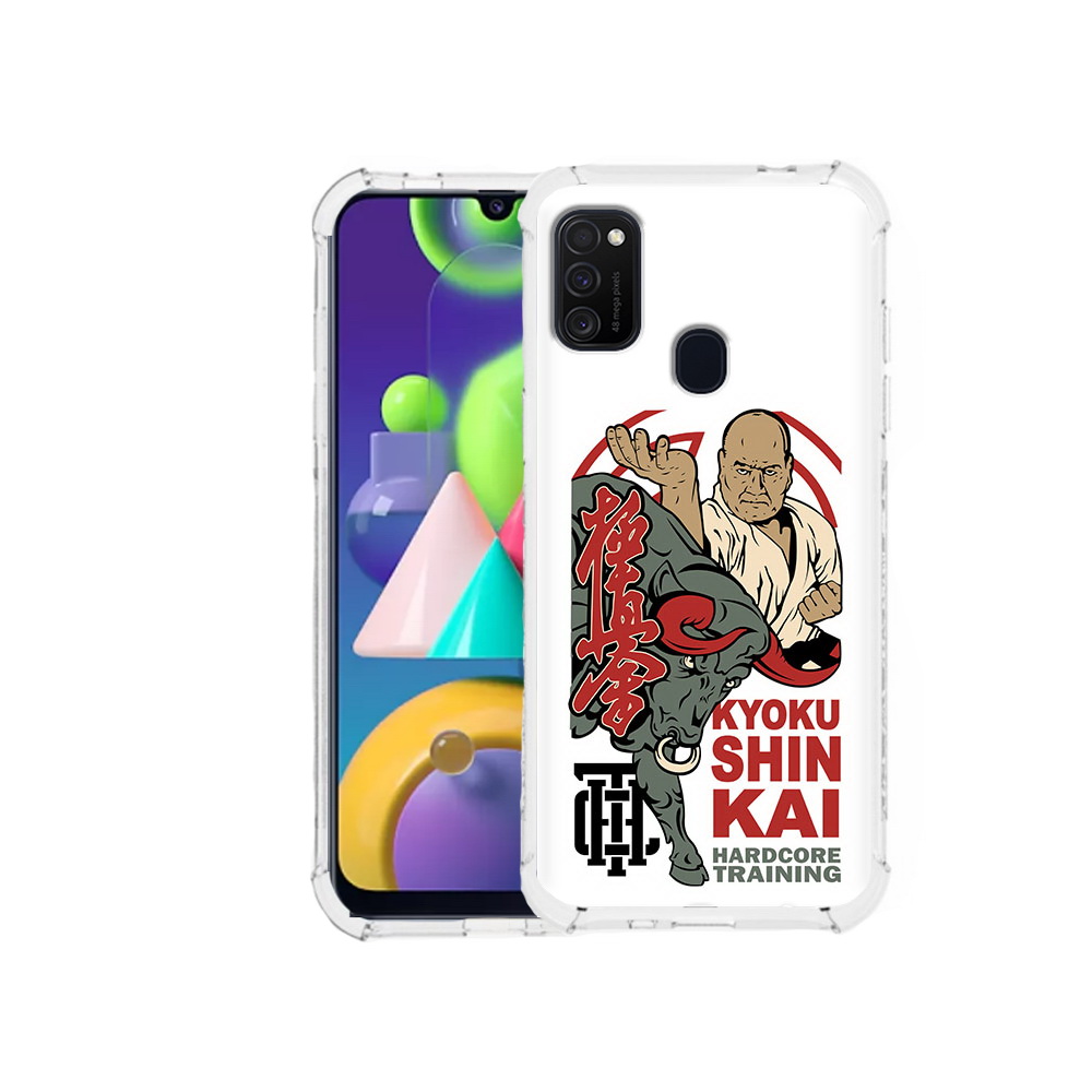 

Чехол MyPads Tocco для Samsung Galaxy M21 единоборства рисунок (PT147110.591.343), Прозрачный, Tocco