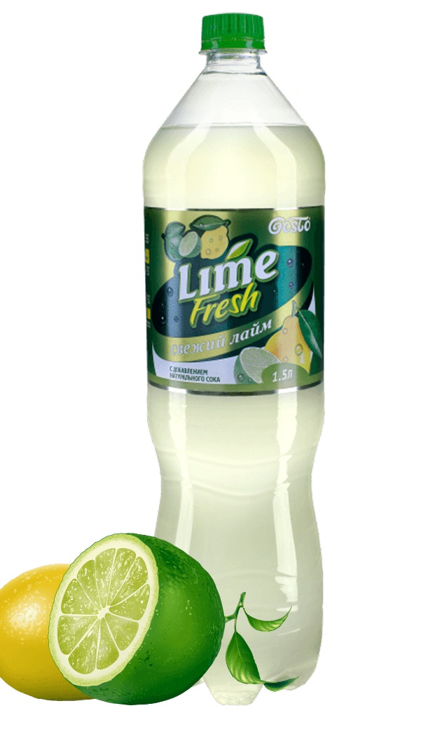 

Газированный напиток Gosto Lime Fresh 1,5 л