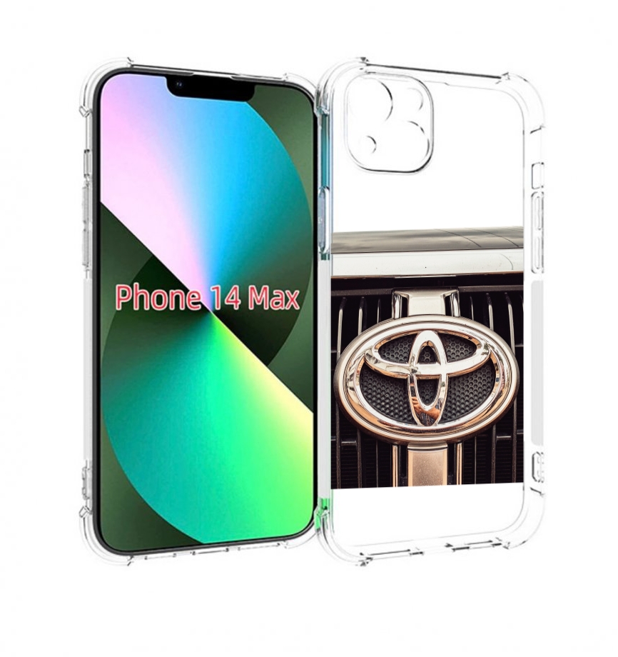 

Чехол MyPads toyota 3 для iPhone 14 Plus (6.7), Прозрачный, Tocco